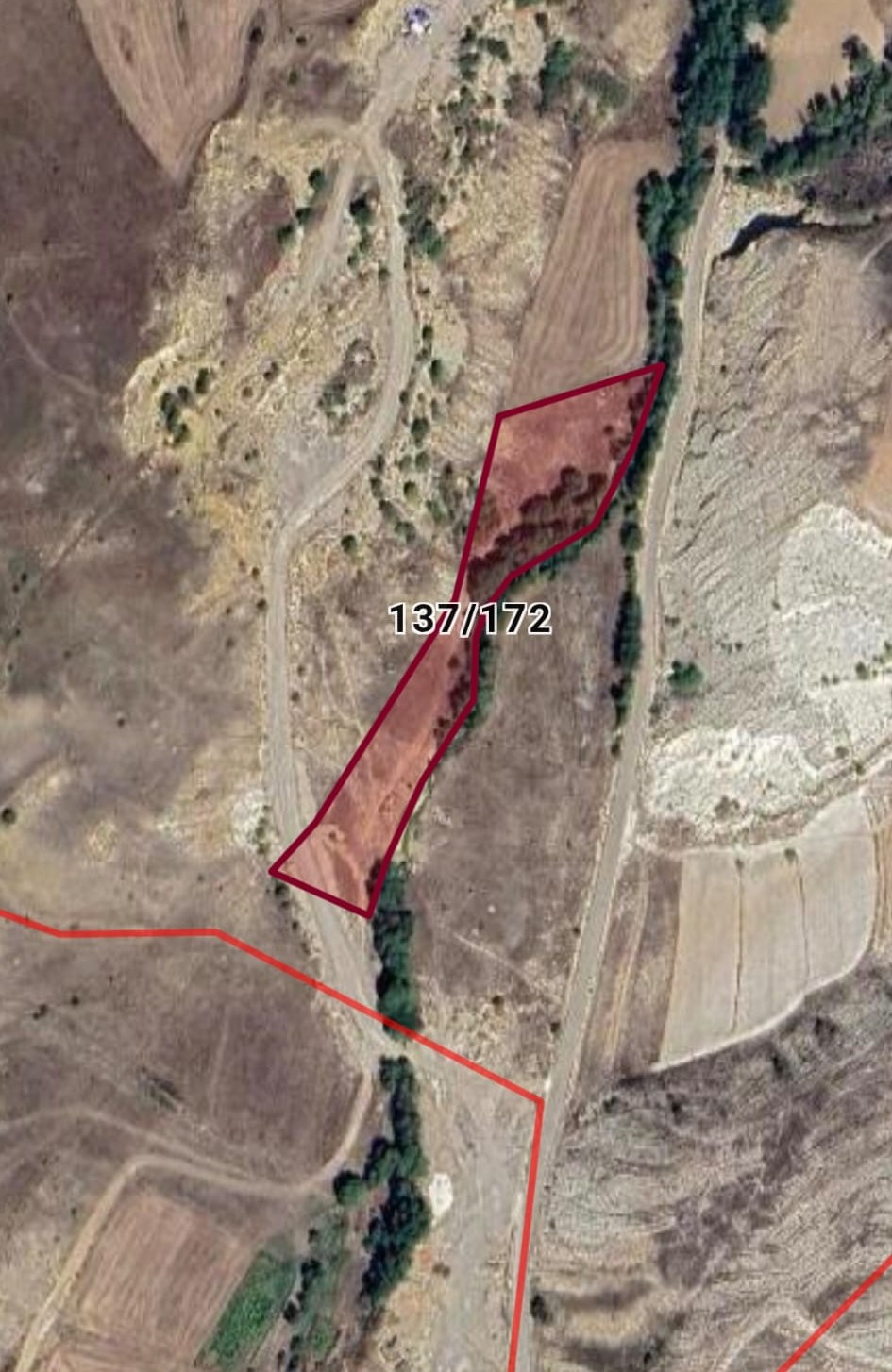 Parcel 137/172 Boundary Map