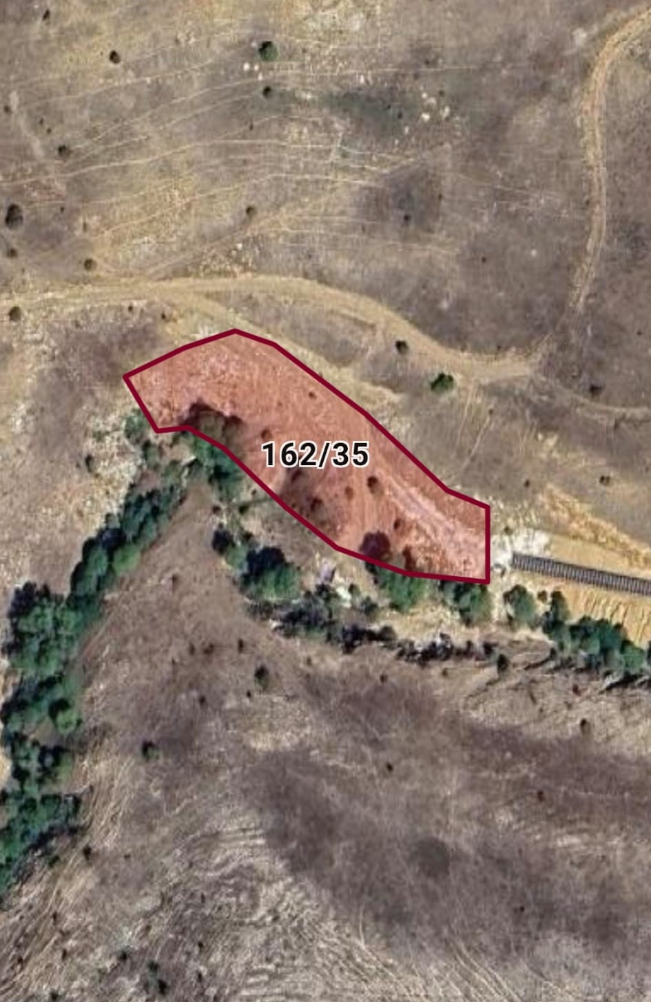 Parcel 162/35 Boundary Map